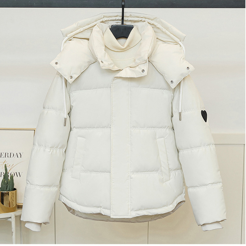 Jachetă de puf pentru femeie de iarnă 2023 Parka căptușită din bumbac Jachetă puf cu glugă ultra ușoară, caldă, ocazională, pardesiu largi