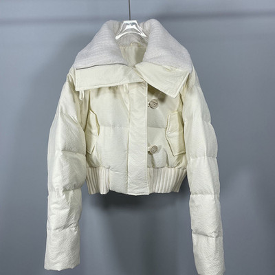 Parka scurtă căptușită din bumbac de iarnă 2023, haină groasă, caldă, casual, jachetă puf pentru femei, îmbrăcăminte exterioară coreeană, îmbrăcăminte pentru femei