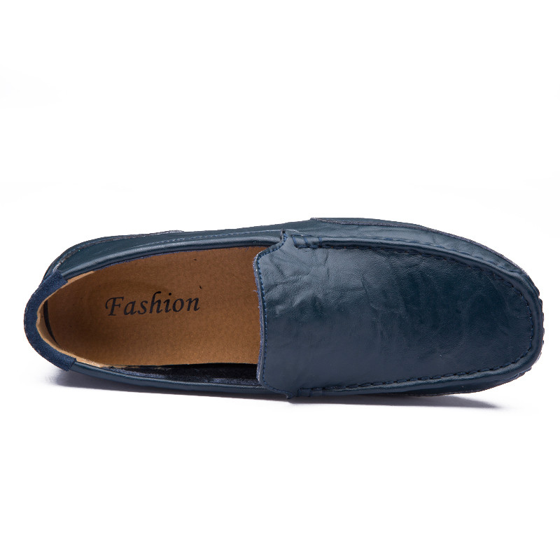 Pantofi ocazionali din piele pentru bărbați, marcă de lux 2021, pantofi pentru bărbați, mocasini, respirabili, pantofi de șofer negri, marimea plus 38-47