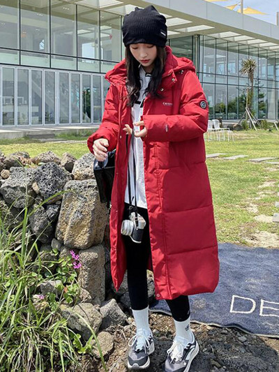 2023, iarnă, parka cu puf pentru femei, haină căptușită din bumbac Jachetă puf oversize Jachetă lungă cu glugă Îmbrăcăminte de îmbrăcăminte Palton cu buzunar mare pentru femei