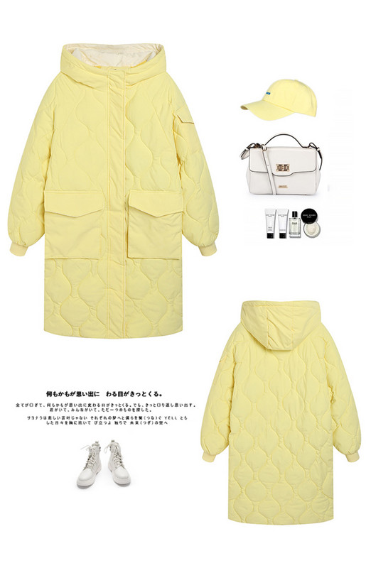 KBAT Zimske deblje ženske tople parke, duge jakne, snježni kaput, ženske ležerne široke puferice, jakne s kapuljačom i velikim džepovima, gornja odjeća