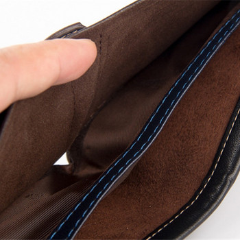 Νέο PU Δερμάτινο ανδρικό πορτοφόλι Vintage Επωνυμία Luxury Short Holder Πορτοφόλια Πορτοφόλια πιστωτικής κάρτας Money Bag 3 χρώματα