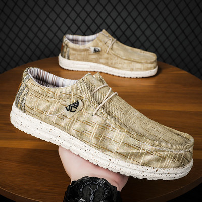 Toamnă Plus mărimea 39-48 Bărbați Pantofi din pânză Espadrile Pantofi ocazionali respirabili Pantofi pentru bărbați Pantofi confortabili, ultraușori, leneși.