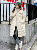 Új téli pamut párnázott parkok hosszú hókabát meleg széldzseki kabát felöltő női pufferkabát bő felsőruházat női ruhák