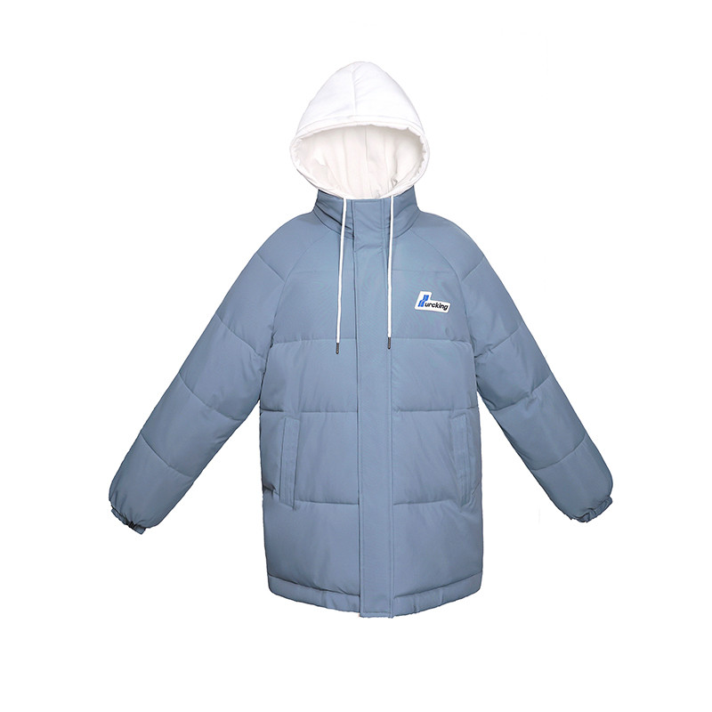 KBAT téli kabát női divatos kapucnis alkalmi parkok női vastag pehely pamut párnázott buborékkabát női túlméretes laza parka