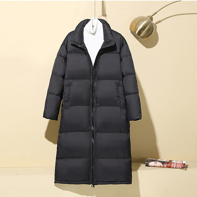 2023 Noi pentru femei, calduroase, îngroșate, jachetă din bumbac, pentru femei, cu guler în picioare, haine lungi, jachetă de iarnă pentru femei, îmbrăcăminte largi