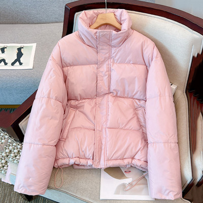 Parka de iarnă 2023, pentru femei, cu guler în picioare, jachetă căptușită din bumbac, slăbită, îngroșată, haină caldă pentru femei, rezistentă la vânt, rezistentă la ploaie, îmbrăcăminte caldă