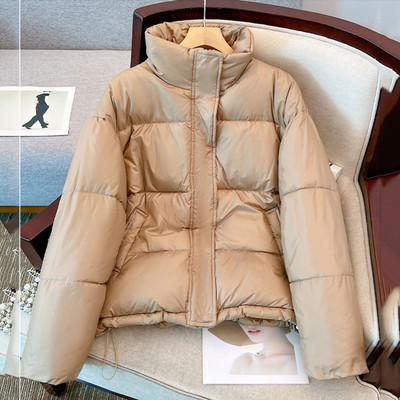 Parka de iarnă 2023, pentru femei, cu guler în picioare, jachetă căptușită din bumbac, slăbită, îngroșată, haină caldă pentru femei, rezistentă la vânt, rezistentă la ploaie, îmbrăcăminte caldă