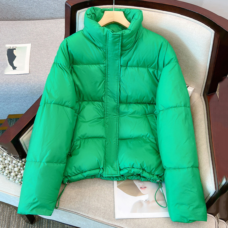 Parka de iarnă 2023, pentru femei, cu guler în picioare, jachetă căptușită din bumbac, slăbită, îngroșată, haină caldă pentru femei, rezistentă la vânt, rezistentă la ploaie, îmbrăcăminte caldă