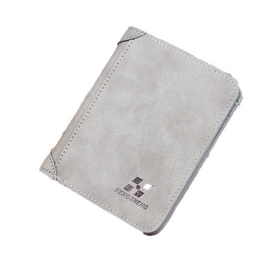 Novi muški novčanik Kratki novčanik od matirane kože Retro dvostruki vertikalni novčanik Omladinski korejski novčanik s više kartica Luksuzni novčanik 2022.