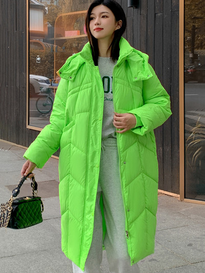 2023 Parka căptușită din bumbac pentru femei, haine vintage coreene, jachetă lungă cu glugă, haine de iarnă rezistente la vânt pentru femei, transport gratuit