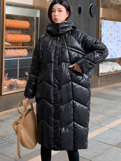 2023 Parka căptușită din bumbac pentru femei, haine vintage coreene, jachetă lungă cu glugă, haine de iarnă rezistente la vânt pentru femei, transport gratuit