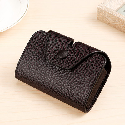 Moda Unisex Portofel din piele de afaceri ID Suport card de credit Husa carduri Organizator de buzunar Bani Telefon Geanta de monede Pasjeshouder Mannen