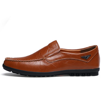 Ежедневни мъжки обувки Луксозна марка Мъжки мокасини Мокасини Черни дишащи обувки без приплъзване Големи размери 37-47