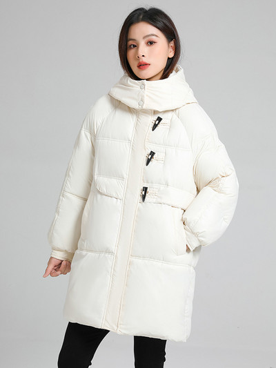 Didelio dydžio blizgus parko paltas, moteriškas 2023 m. mados storas žiemos gobtuvas laisvas ilgas striukė, atsparus vėjui, lietaus šiltas viršutinis drabužis