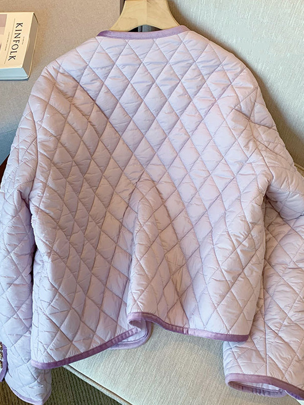 KBAT 2023 Male mirisne lagane pamučne podstavljene jakne Ženske jesenske vintage prošivene kapute Topla Praka ženska kratka vanjska odjeća