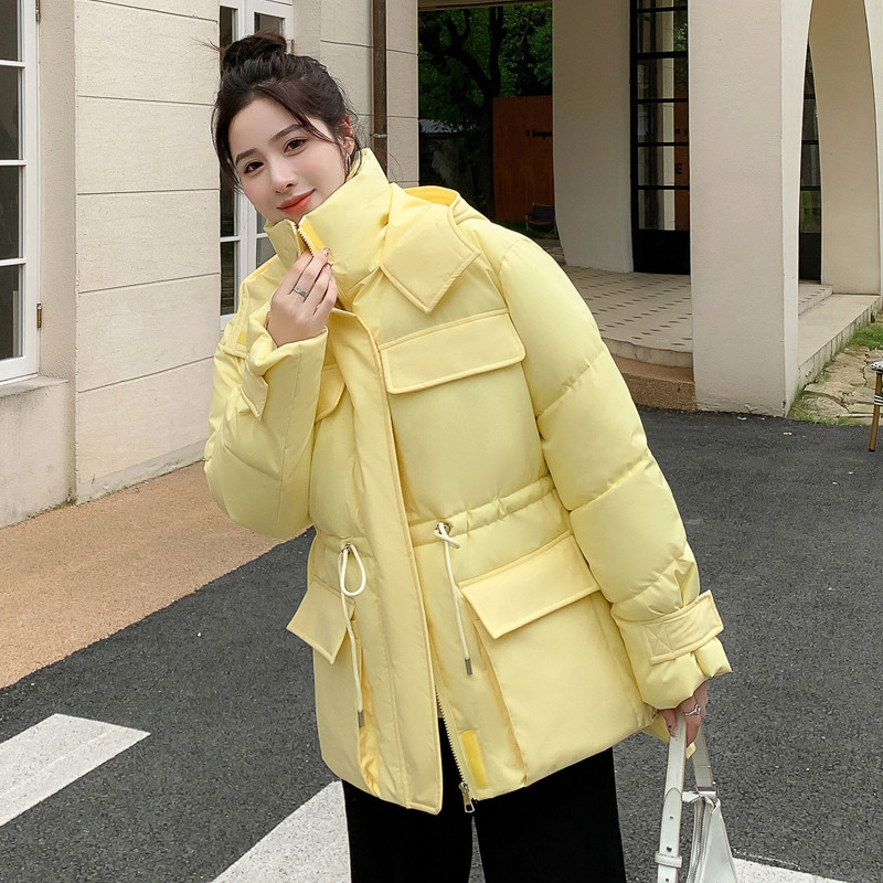 KBAT topla parka snježna jakna Ženska modna deblja zimska široka duga jakna s kapuljačom Ženska topla gornja odjeća otporna na vjetar otporna na kišu