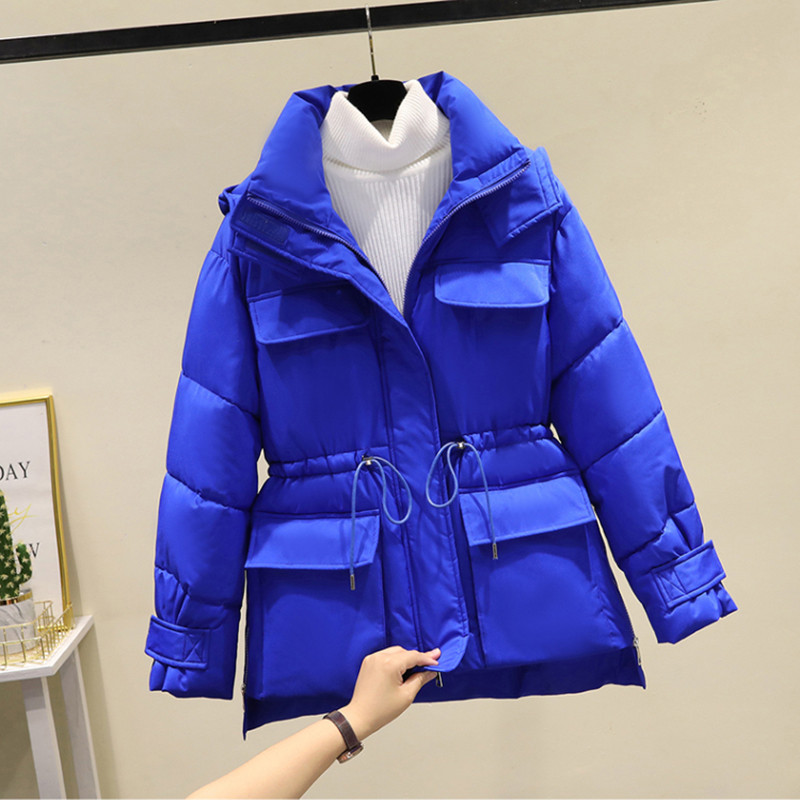 KBAT topla parka snježna jakna Ženska modna deblja zimska široka duga jakna s kapuljačom Ženska topla gornja odjeća otporna na vjetar otporna na kišu