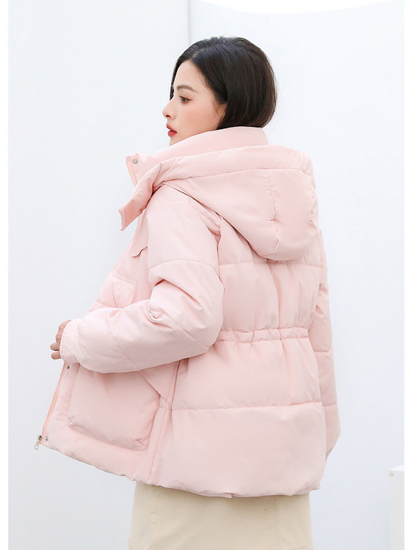 2023 Parka de iarnă cu puf groasă, buzunar mare, jachetă căptușită din bumbac, pardesiu pentru femei, la modă, cu glugă, parkas largi, îmbrăcăminte caldă