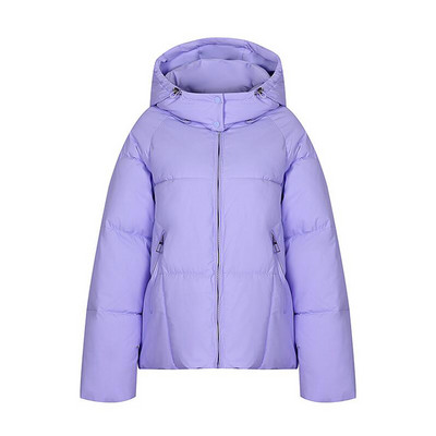 2023 m. Moteriški žieminiai saldainiai Spalva Parkas Korėjietiško stiliaus Moteriška striukė laisvalaikio paltai su gobtuvu Itin lengvas šiltas storas viršutinis drabužis