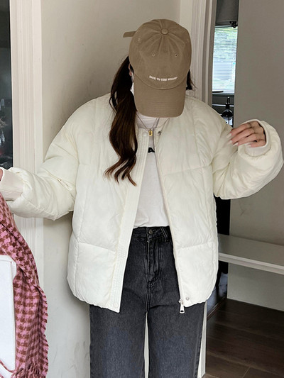 Zimske pufer jakne za 2023. Ženske modne prekomjerne jakne dugih rukava Ležerne široke kratke parke Mujer Debele kapute s podstavljenim pamukom