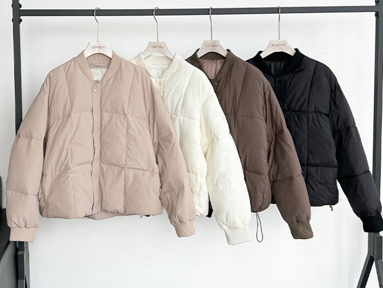 Zimske pufer jakne za 2023. Ženske modne prekomjerne jakne dugih rukava Ležerne široke kratke parke Mujer Debele kapute s podstavljenim pamukom