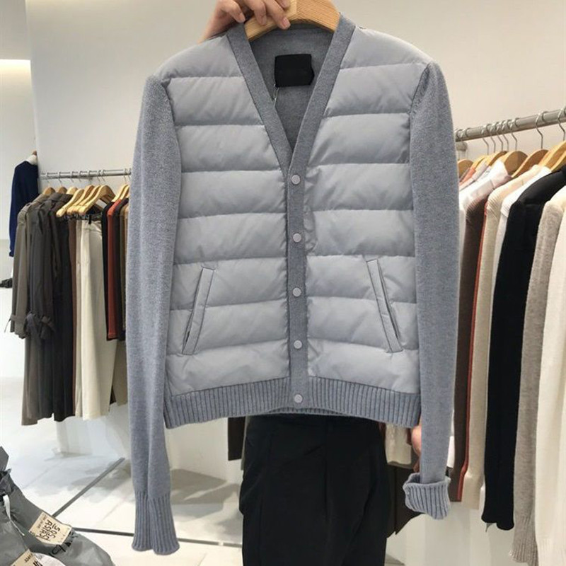 Modne jednoredne jakne s V-izrezom za 2023. Ženska topla jakna od partčavorka Ženski ženski top Novi ultra lagani topli ležerni kaput