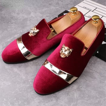 Парти обувки Мъжки обувки на платформа 2023 Модни дизайнерски мокасини Мъжки италиански луксозни маркови сватбени обувки Мокасини Hombre