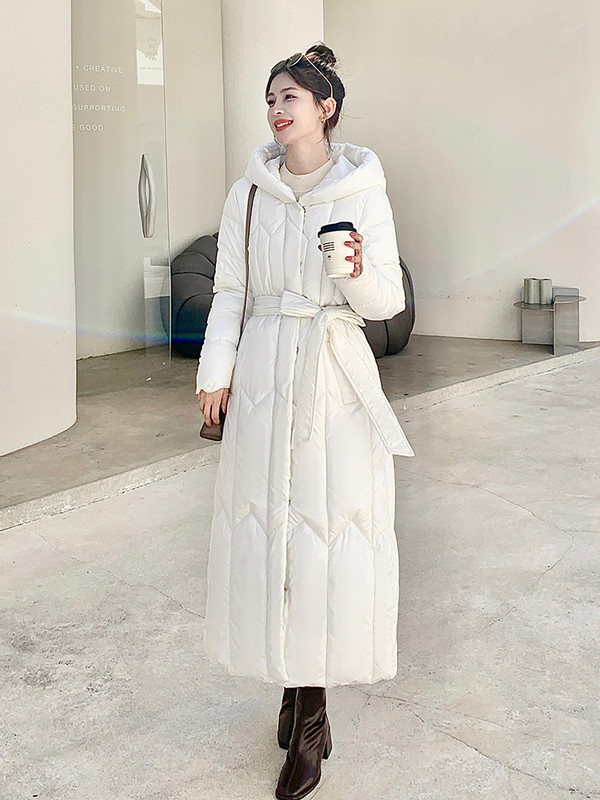 Naujas blizgus „Parka“ sniego paltas, moteriškas 2023 m. mados storas žiemos gobtuvas laisvas ilgas striukė, atsparus vėjui, lietaus šiltas viršutinis drabužis
