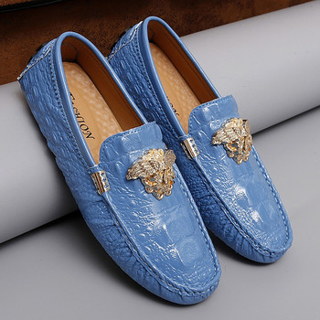 2023 Νέα Fashion Boat Shoes Ανδρικά παπούτσια Classic Drive Casual Παπούτσια Ποιότητας Δερμάτινα Άνετα Ανδρικά Loafers Παπούτσια Loafers σε φωτεινό χρώμα