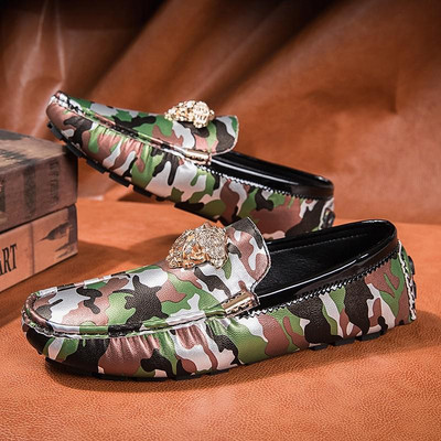 2023 m. Nauji madingi valčių batai Vyriški klasikiniai laisvalaikio batai Kokybiški odiniai Patogūs vyriški batai Ryškių spalvų batai „Loafers“