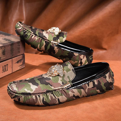 2023 m. Nauji madingi valčių batai Vyriški klasikiniai laisvalaikio batai Kokybiški odiniai Patogūs vyriški batai Ryškių spalvų batai „Loafers“