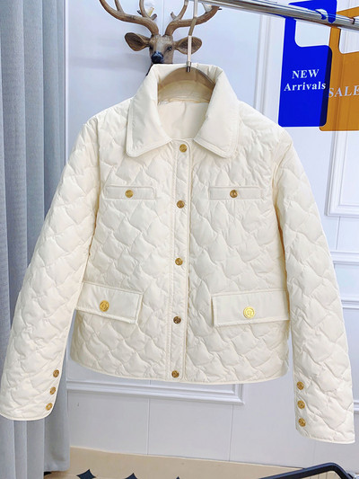 Jesen 2023 Ultra lagana topla ležerna jakna Ženska pufer jakna Ženska vintage mala parka s mirisom Topli kratki kaput Gornja odjeća