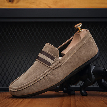 Casual Loafers Spring Ανδρικά παπούτσια Suede Loafers για άντρες Soft Driving Moccasins Υψηλής ποιότητας Flats Ανδρικά παπούτσια περπατήματος slip-on