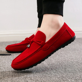 Slip-on Loafers για άντρες Μοκασίνια Soft Driving Ανδρικά παπούτσια για περπάτημα flats υψηλής ποιότητας Suede casual loafers Καλοκαιρινό ανδρικό παπούτσι