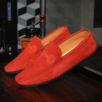 Ανδρικά Loafers Zapatos De Hombre Επίσημα Φορέματα Ανδρικά Παπούτσια Επιχειρηματικά Casual Πράσινο Πορτοκαλί Αθλητικά Παπούτσια Flats