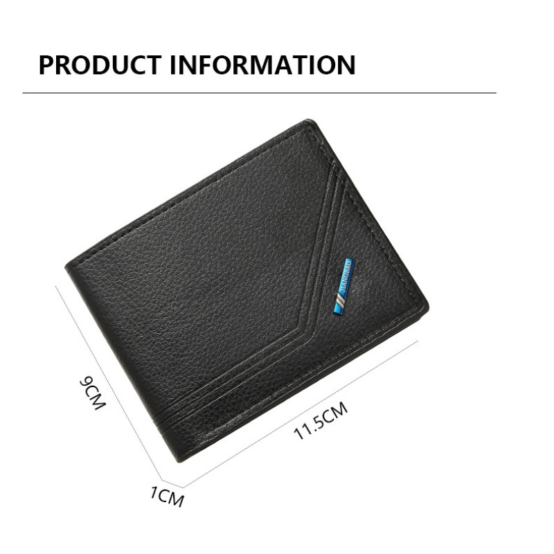 2023 Novi muški kratki novčanik Horizontalni novčanik može držati vozačku dozvolu Muški kožni novčanik Muške torbice za muškarce