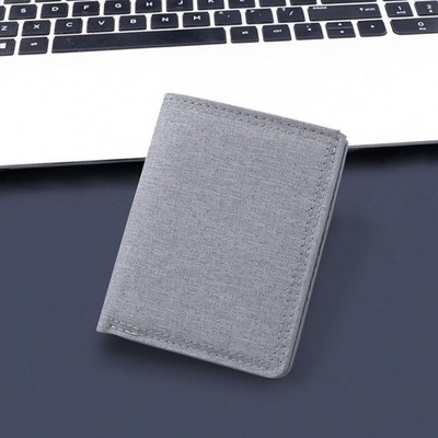 Novi modni muški kratki novčanik Novčanik za novčiće iz 2022. Muška torbica Torbica za novčiće Držač kartice Kratki okomiti platneni novčanik