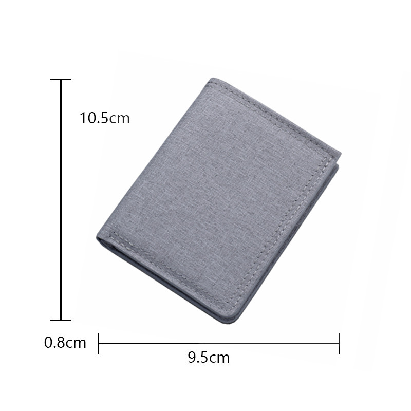 Novi modni muški kratki novčanik Novčanik za novčiće iz 2022. Muška torbica Torbica za novčiće Držač kartice Kratki okomiti platneni novčanik