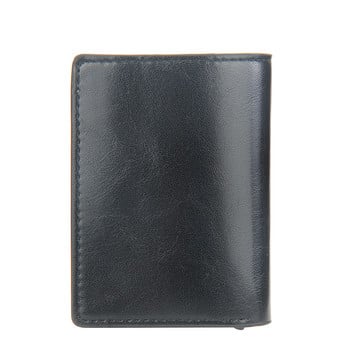 New ανδρικό πορτοφόλι Money Bag Mini Trifold Purse Ανδρικό πορτοφόλι αλουμινίου Θήκη για κάρτες Πορτοφόλι Μικρό Clutch Δερμάτινο πορτοφόλι Λεπτό πορτοφόλι Carteras