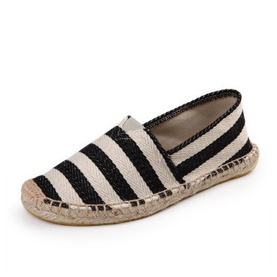 Meeste vabaajajalatsid Suvine linane hingav vabaaja lamedad kingad Unisex Espadrillid Loaferid Lõuendjalatsid Käsiõmblemine Sõidujalatsid