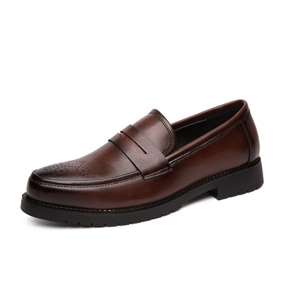 Pantofi de rochie pentru bărbați, retro, clasici, stil de afaceri, pentru petrecere, pantofi formali din piele, pantofi de nuntă, pantofi pentru bărbați, oxford din piele, mocasini 46
