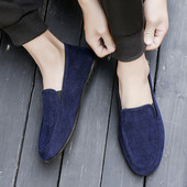 Pantofi de pânză pentru bărbați de primăvară și toamnă 2022, pantofi pentru bărbați la modă socială Guy Beanbeanshoes Un bărbat leneș, pantofi din pânză Beijing
