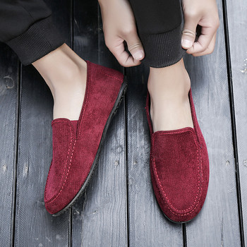 Ανδρικά παπούτσια από καμβά για την άνοιξη και το φθινόπωρο του 2022, Social Fashion Guy Beanbeanshoes A Lazy Man\'s Shoes, υφασμάτινα παπούτσια Beijing