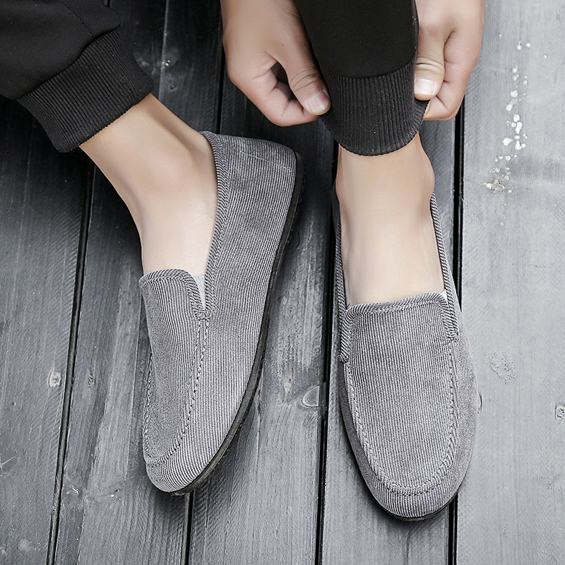 Muške platnene cipele za proljeće i jesen 2022., društvene modne cipele Beanbeanshoes A Lazy Man's Cipele, platnene cipele iz Pekinga