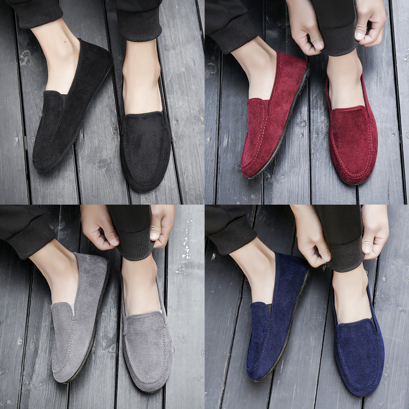 Muške platnene cipele za proljeće i jesen 2022., društvene modne cipele Beanbeanshoes A Lazy Man's Cipele, platnene cipele iz Pekinga