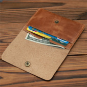 Portofel din pentru bărbați pentru bărbați vintage reală, scurtă, mică, mini subțire, pentru bărbați, cu suport pentru carduri de credit, nou 2023