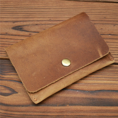 Portofel din pentru bărbați pentru bărbați vintage reală, scurtă, mică, mini subțire, pentru bărbați, cu suport pentru carduri de credit, nou 2023