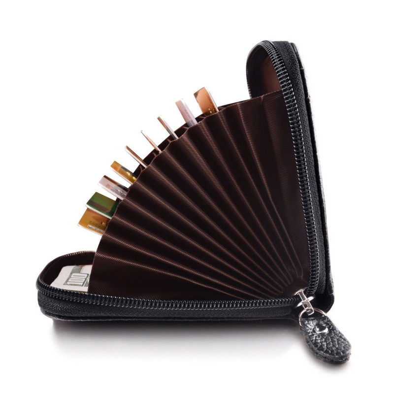 Rahakott meestele krediitkaardihoidja RFID blokeeriv tõmblukuga taskukott meestele Rfid mehe rahakott