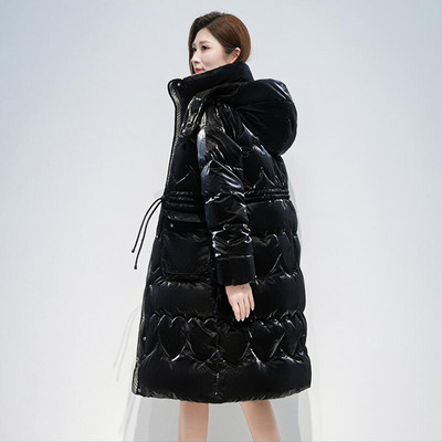 Nove zimske svijetle parke za 2023. Ženski dugi vodootporni kaput Ženski kaput s kapuljačom Ženska pufer jakna Vjetrootporna topla vanjska odjeća